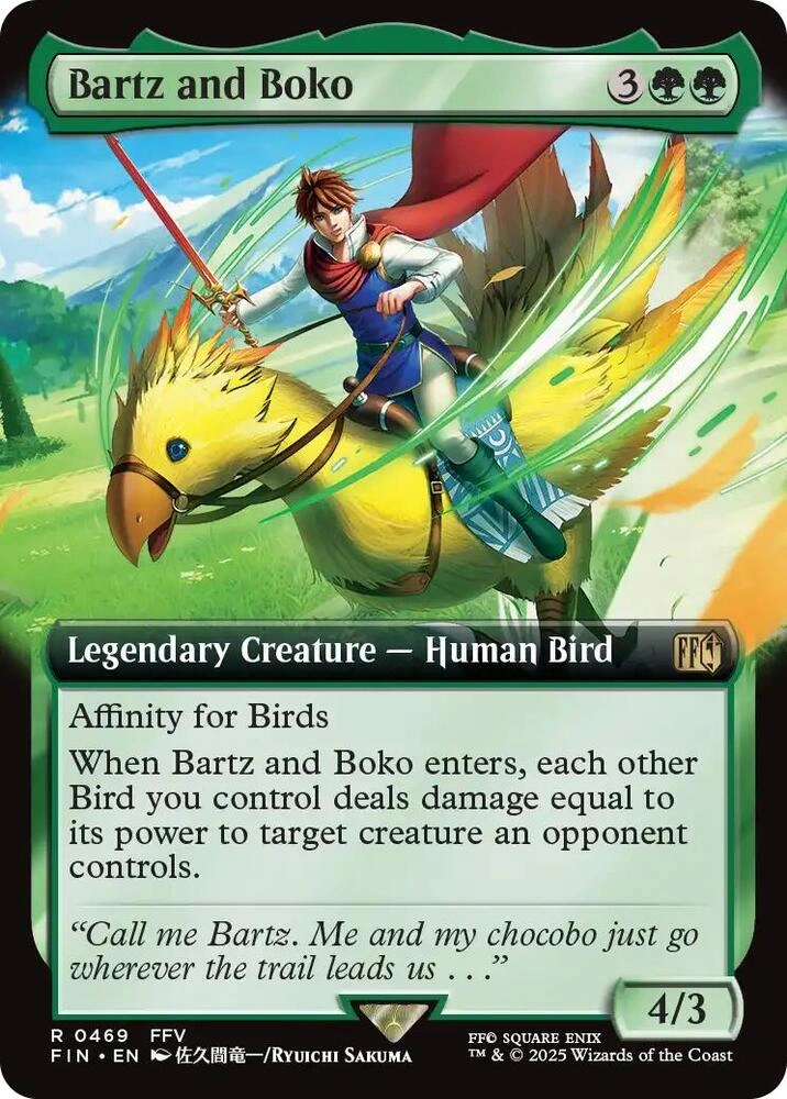 Bartz and Boko (Extended Art) Foil