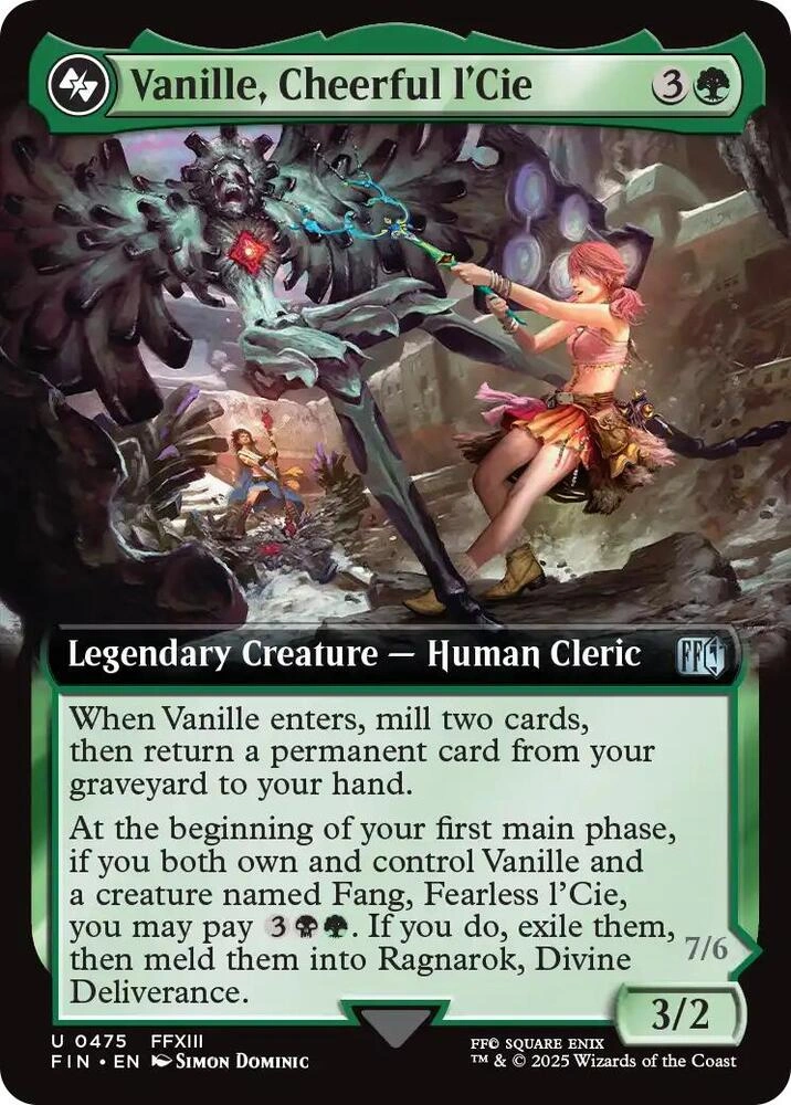 Vanille, Cheerful l'Cie (Extended Art) Foil