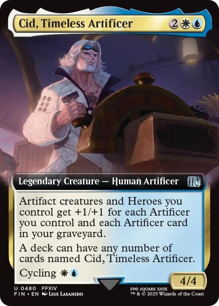 Cid, Timeless Artificer (Extended Art) Foil