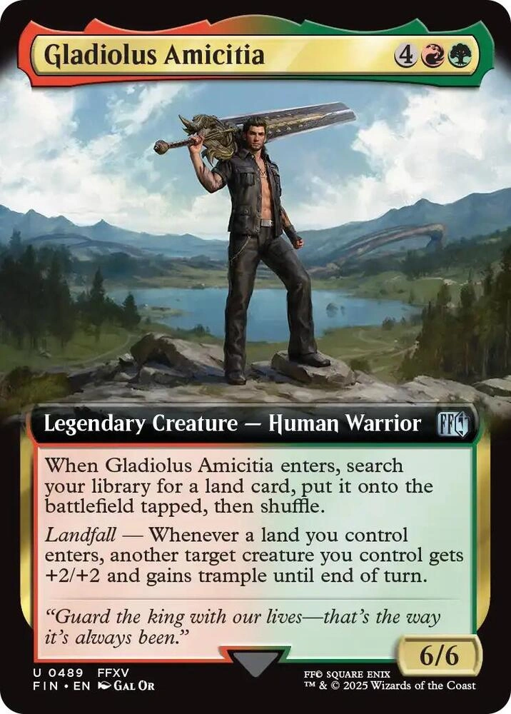 Gladiolus Amicitia (Extended Art) Foil