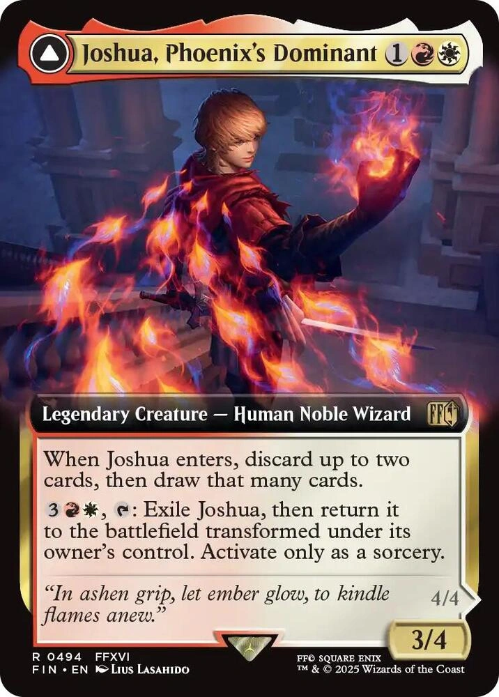 Joshua, Phoenix's Dominant (Extended Art) Foil
