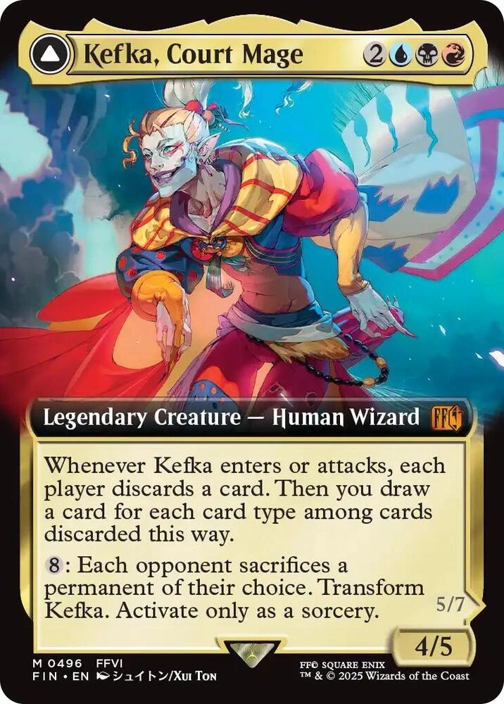 Kefka, Court Mage (Extended Art) Foil