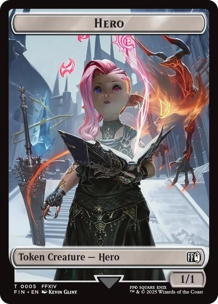 Hero (0005) // Food Double-Sided Token Foil