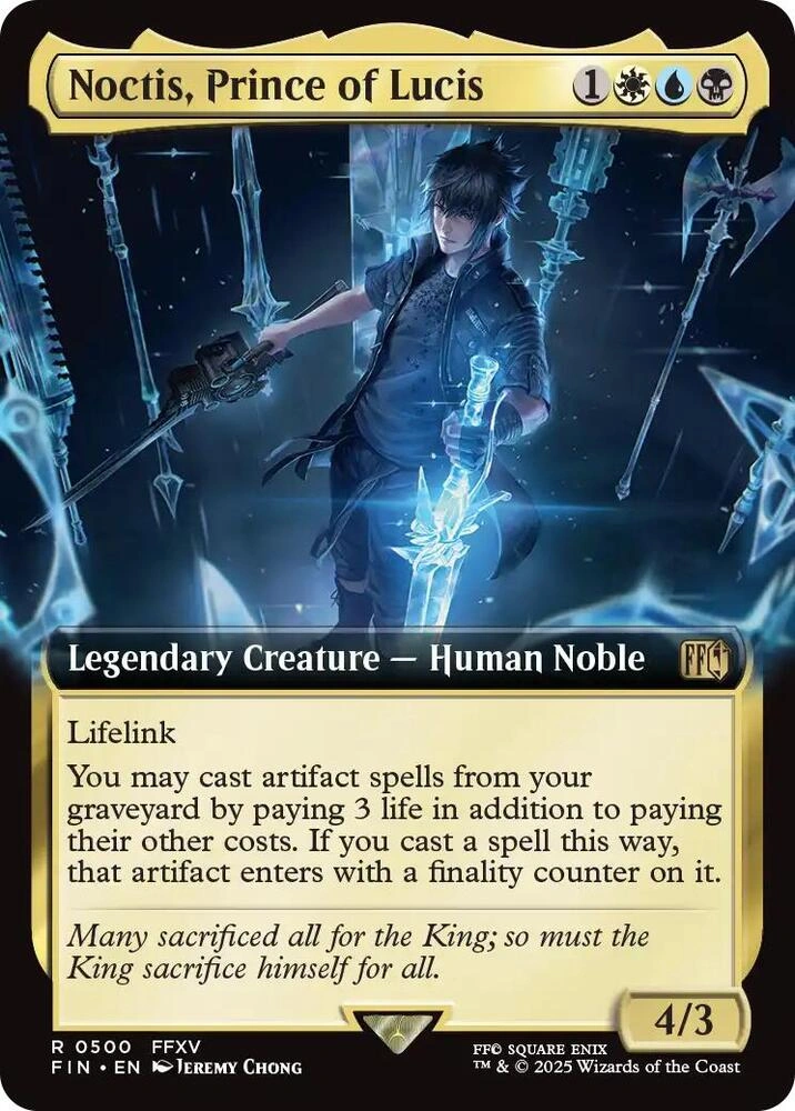 Noctis, Prince of Lucis (Extended Art) Foil