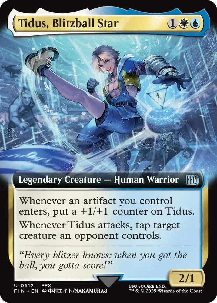 Tidus, Blitzball Star (Extended Art) Foil