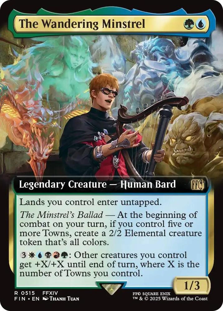 The Wandering Minstrel (Extended Art) Foil