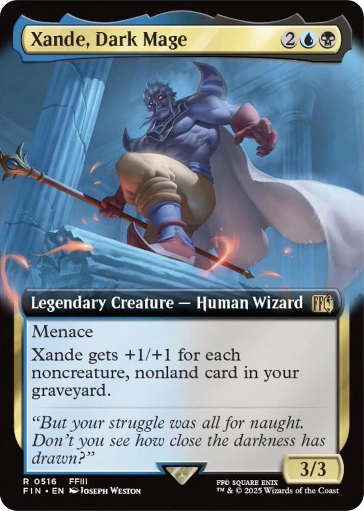 Xande, Dark Mage (Extended Art) Foil