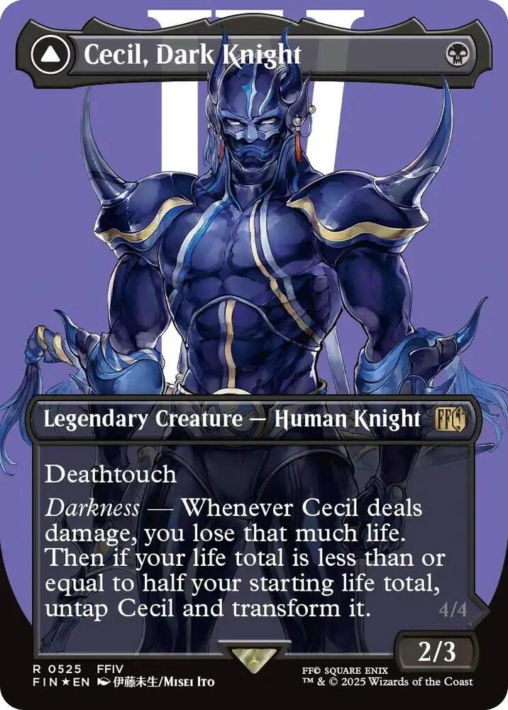 Cecil, Dark Knight (Borderless) (Surge Foil)