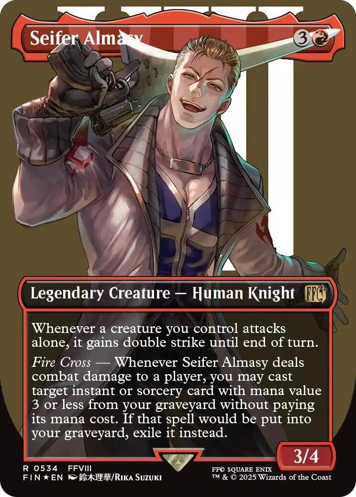Seifer Almasy (Borderless) (Surge Foil)