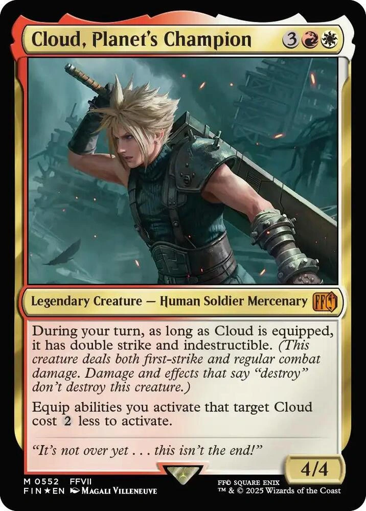 Cloud, Planet's Champion Foil