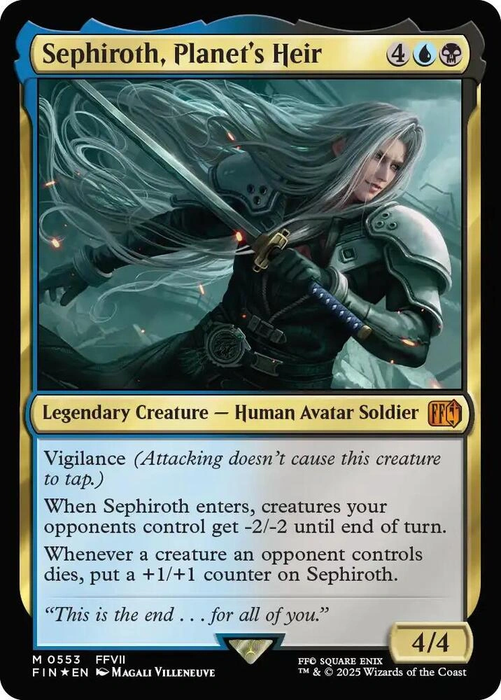 Sephiroth, Planet's Heir Foil