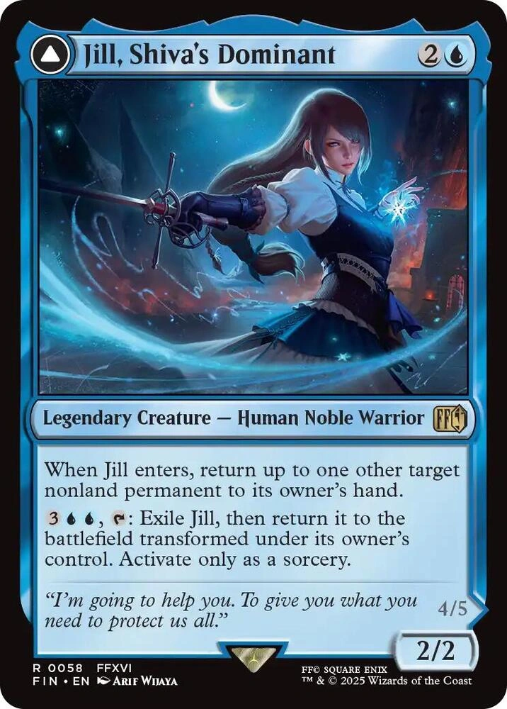 Jill, Shiva's Dominant Foil