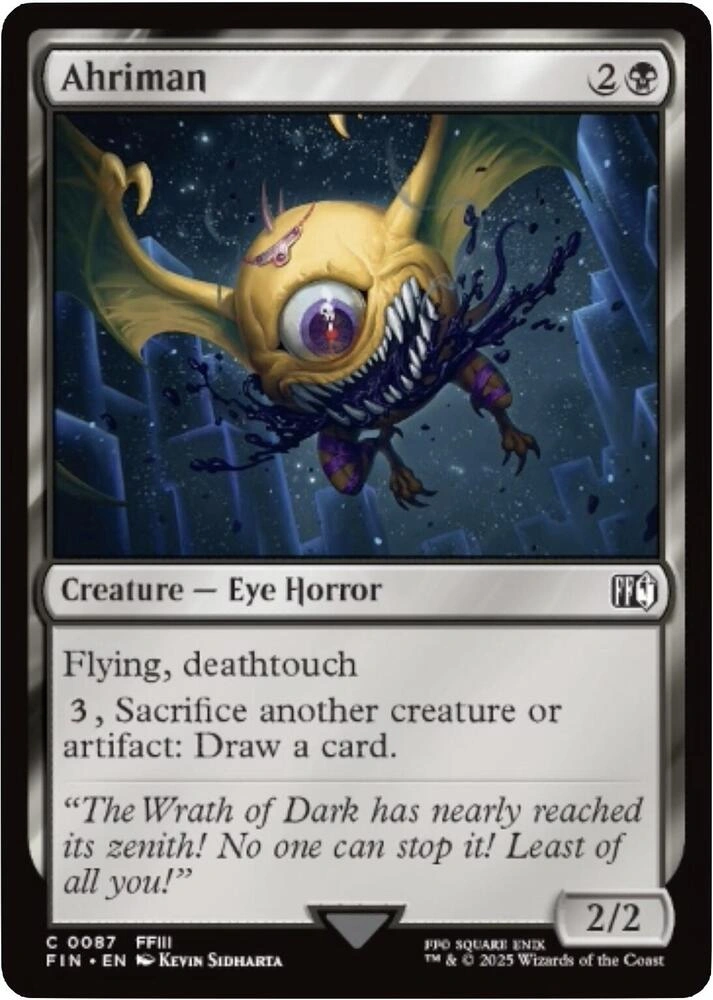 Ahriman Foil