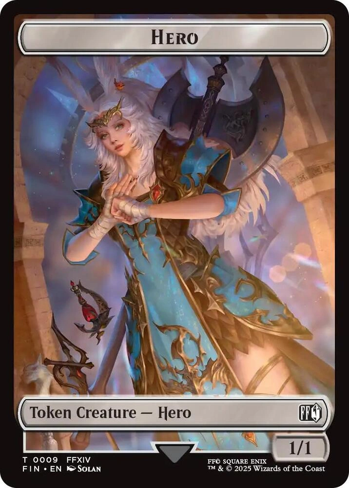Hero (0009) // Elemental Double-Sided Token Foil