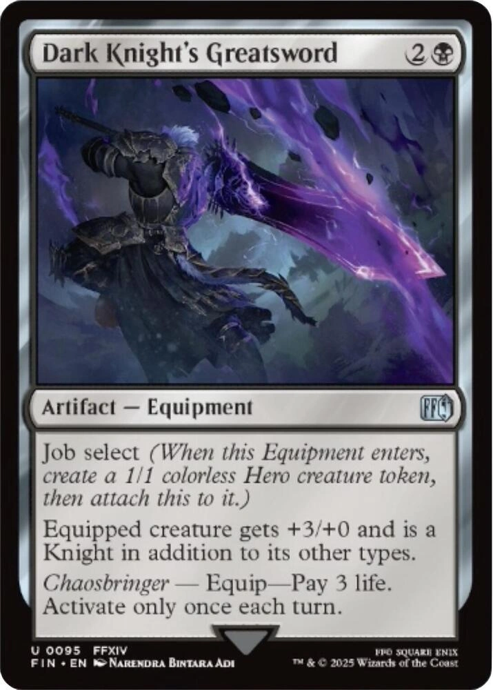 Dark Knight's Greatsword Foil