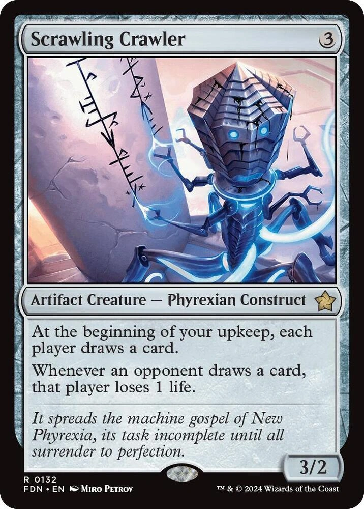 Scrawling Crawler Foil