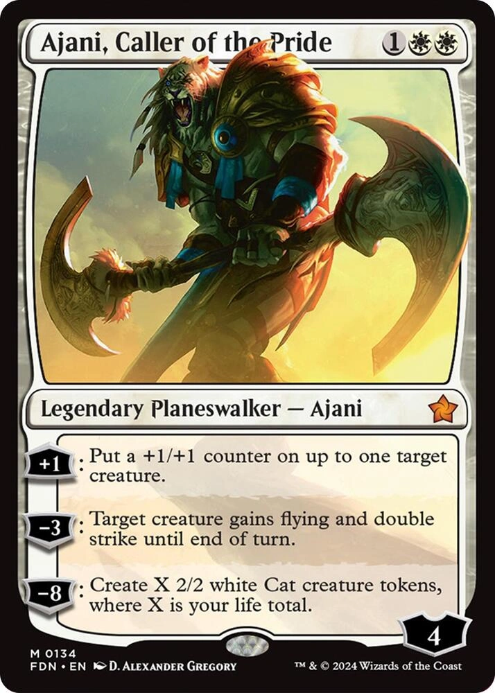 Ajani, Caller of the Pride Foil