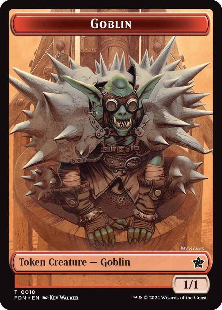 Goblin // Zombie Doubled-Sided Token Foil