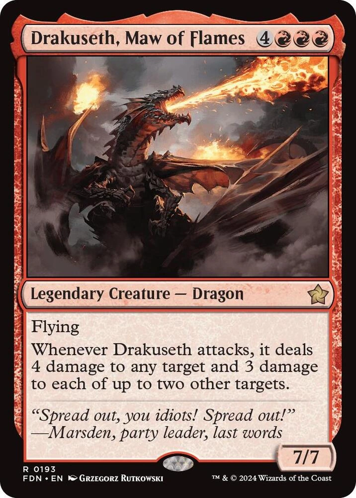 Drakuseth, Maw of Flames Foil