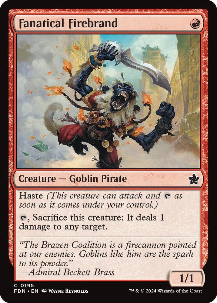 Fanatical Firebrand Foil