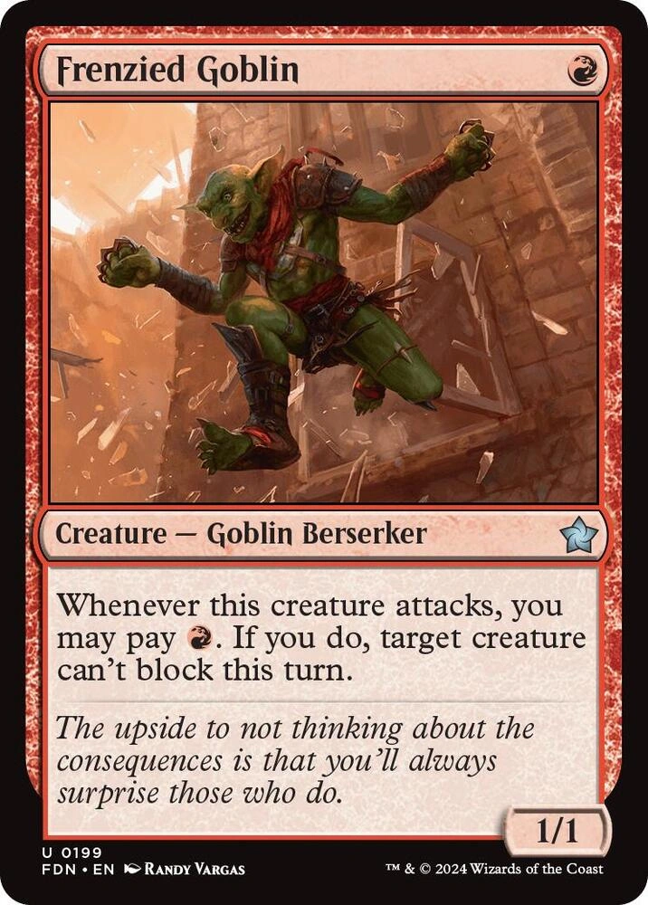 Frenzied Goblin Foil