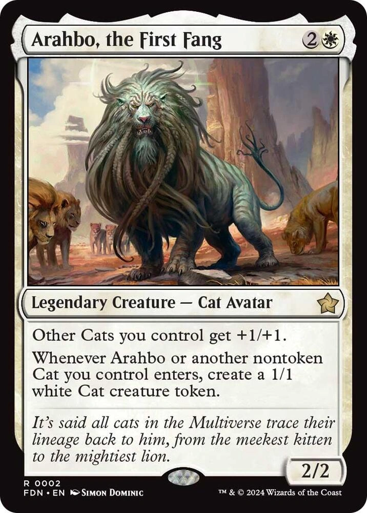 Arahbo, the First Fang Foil