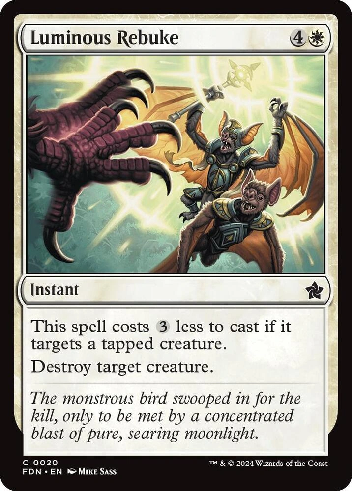 Luminous Rebuke Foil