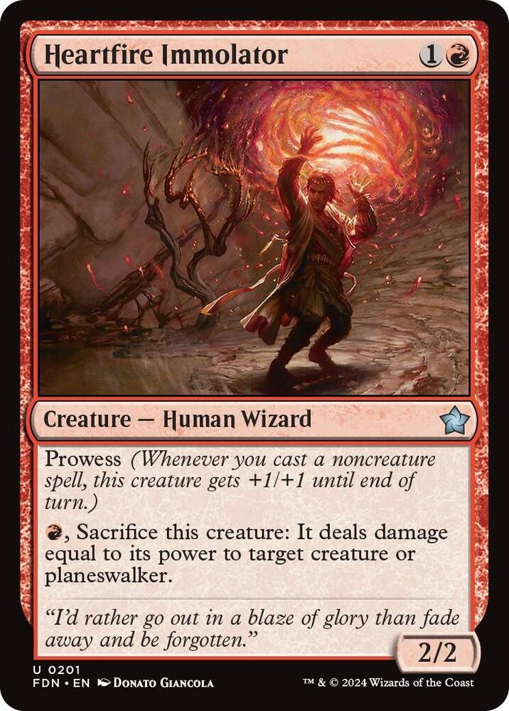 Heartfire Immolator Foil