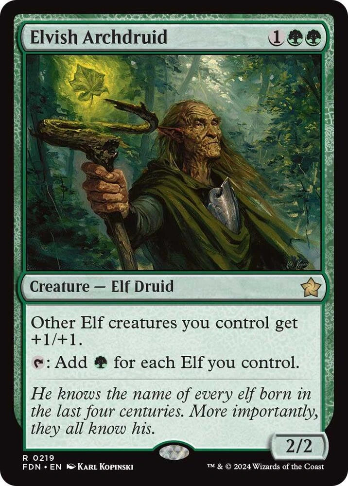 Elvish Archdruid Foil