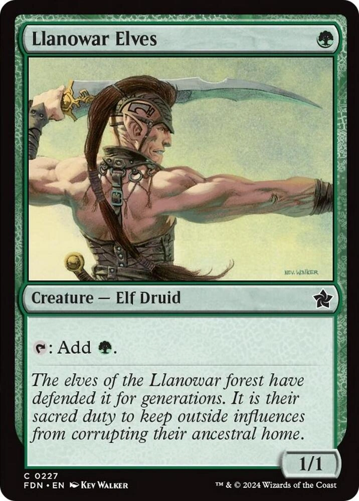Llanowar Elves Foil