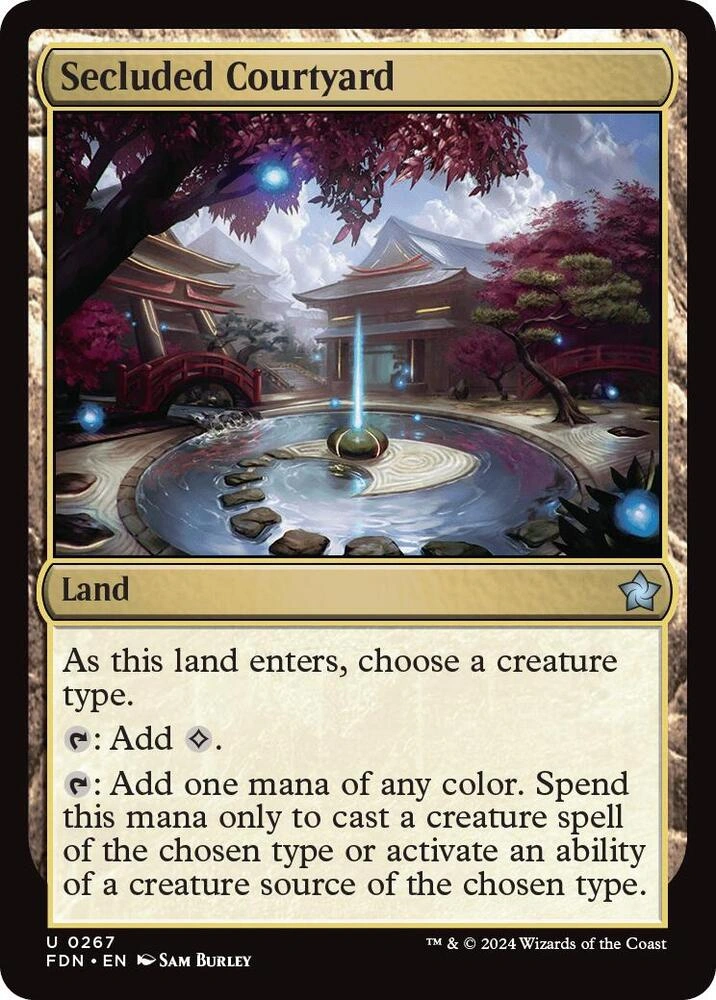Secluded Courtyard Foil
