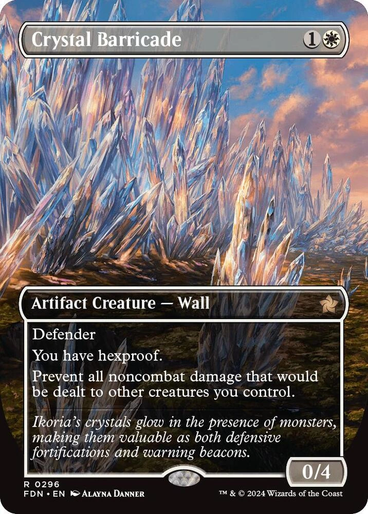 Crystal Barricade (Borderless) Foil