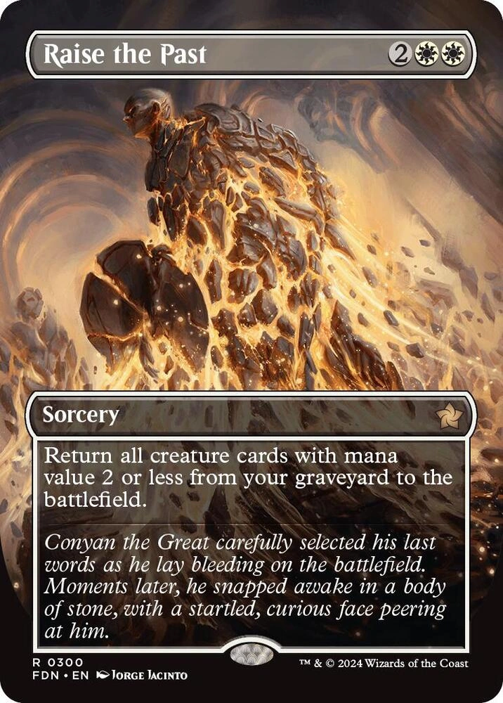 Raise the Past (Borderless) Foil