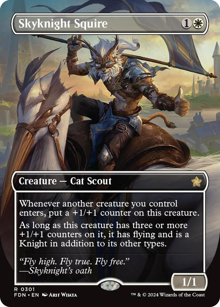 Skyknight Squire (Borderless) Foil