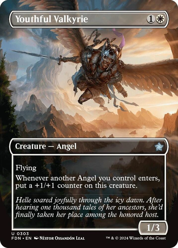 Youthful Valkyrie (Borderless) Foil