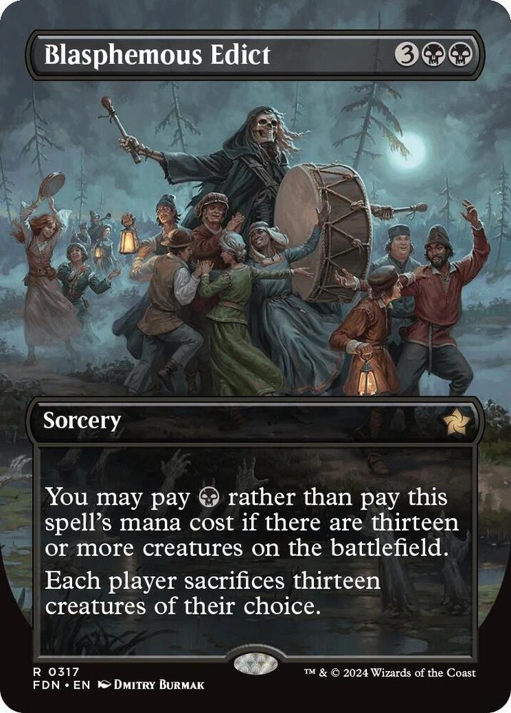 Blasphemous Edict (Borderless) Foil