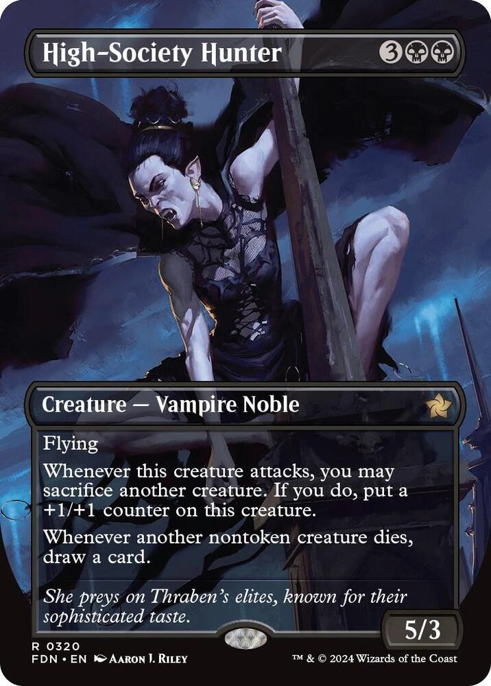 High-Society Hunter (Borderless) Foil