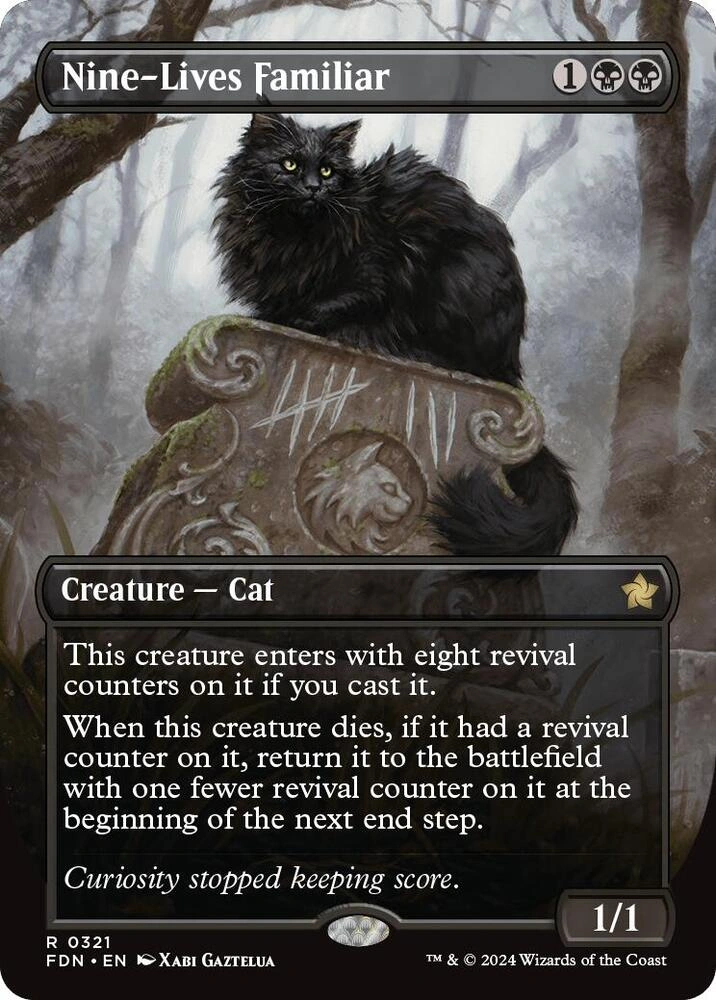 Nine-Lives Familiar (Borderless) Foil