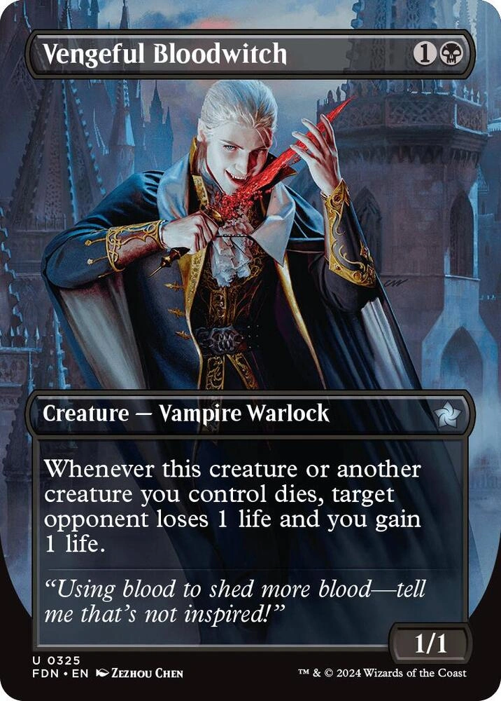 Vengeful Bloodwitch (Borderless) Foil