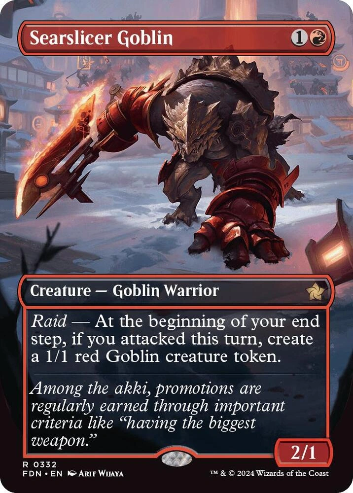 Searslicer Goblin (Borderless) Foil