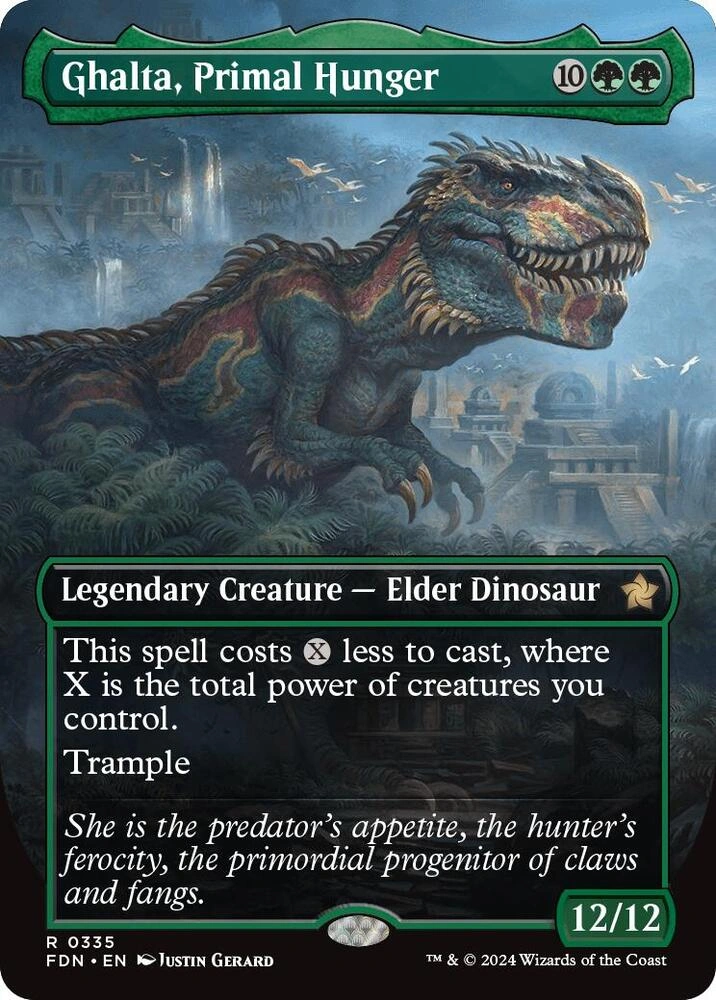 Ghalta, Primal Hunger (Borderless) Foil