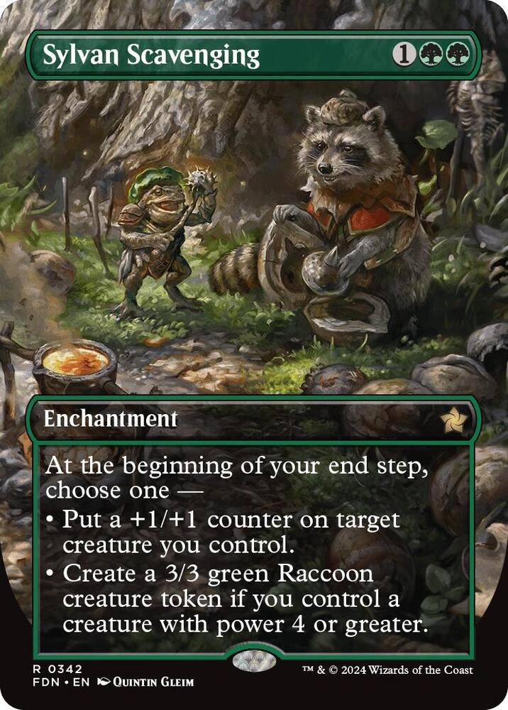 Sylvan Scavenging (Borderless) Foil