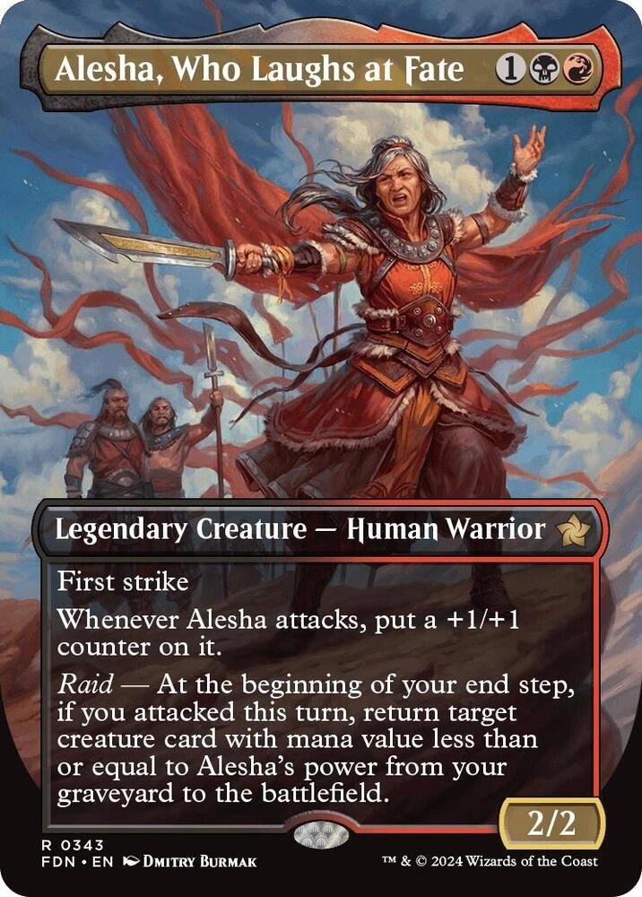 Alesha, Who Laughs at Fate (Borderless) Foil