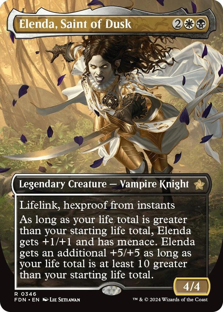 Elenda, Saint of Dusk (Borderless) Foil