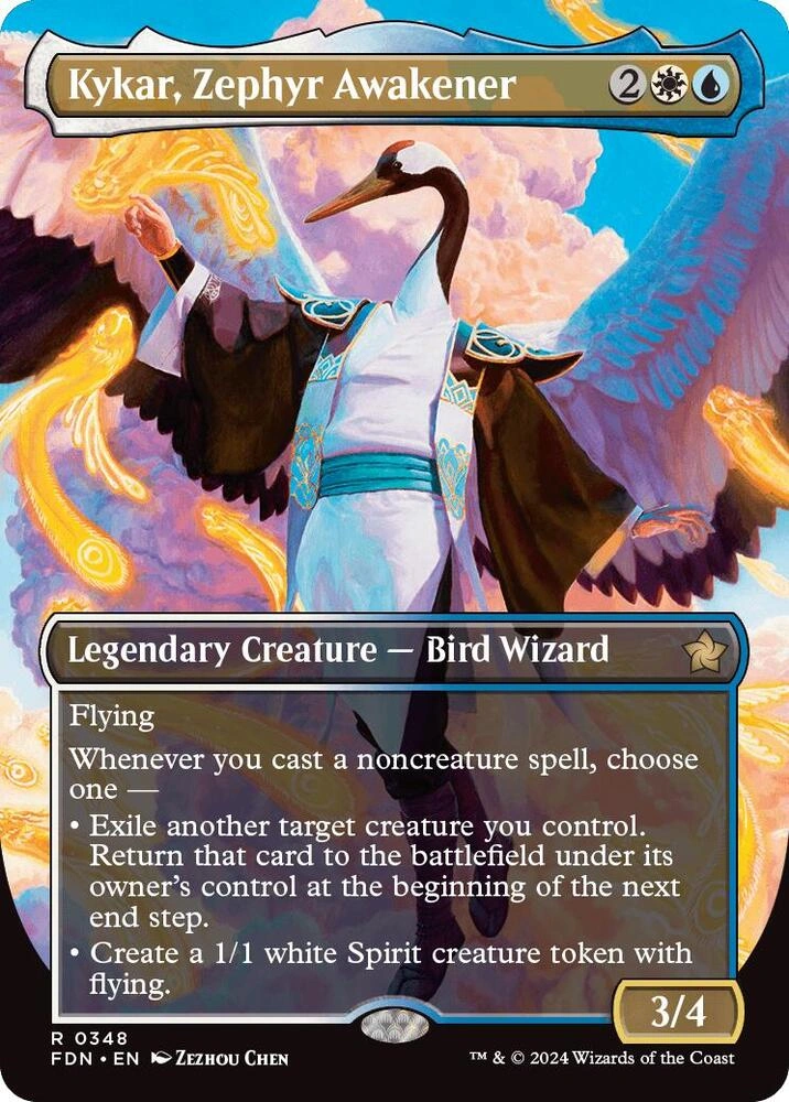 Kykar, Zephyr Awakener (Borderless) Foil