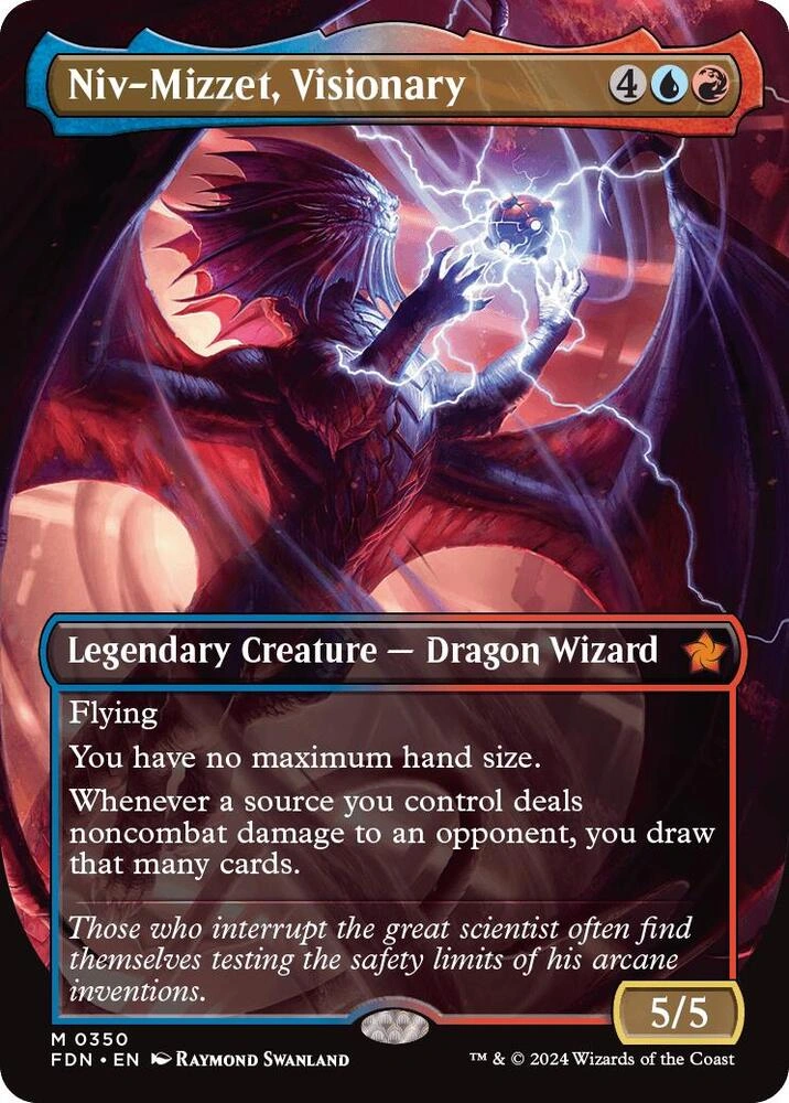 Niv-Mizzet, Visionary (Borderless) Foil