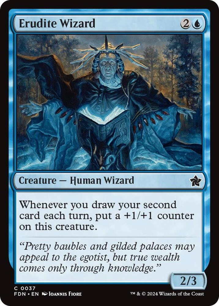 Erudite Wizard Foil