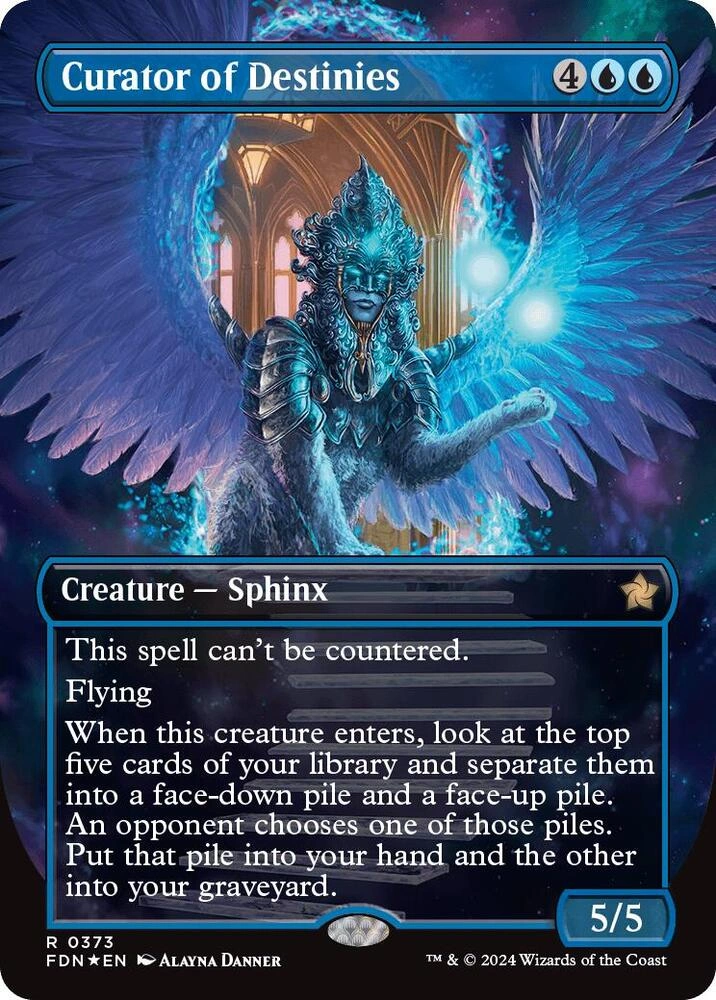 Curator of Destinies (Borderless) (Mana Foil)
