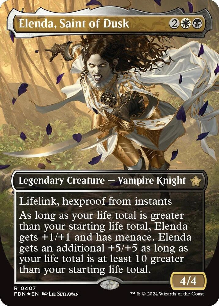Elenda, Saint of Dusk (Borderless) (Mana Foil)