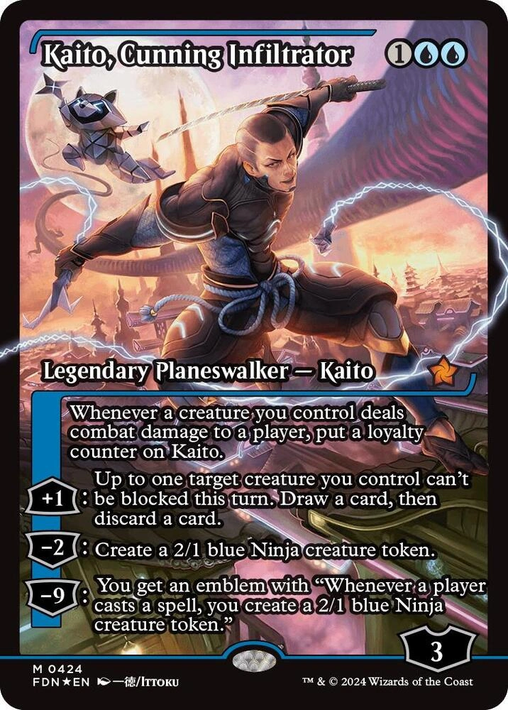 Kaito, Cunning Infiltrator (Showcase) Foil